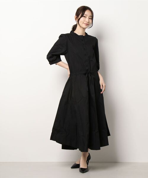 レディース レース ハーフスリーブ シャツワンピース imgrc0200582939.jpg