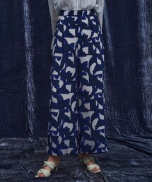 PUBLIC TOKYO | ジオメアートワイドパンツ/ウォッシャブル(その他パンツ)