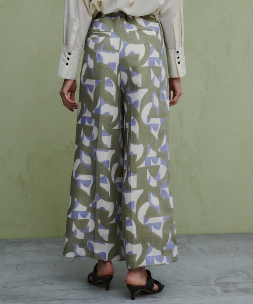 PUBLIC TOKYO（パブリックトウキョウ）の「ジオメアートワイドパンツ/ウォッシャブル（その他パンツ・レディース・パープル/ネイビー・FREE）」の12枚目の写真