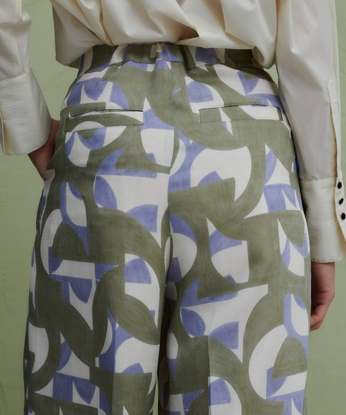 PUBLIC TOKYO（パブリックトウキョウ）の「ジオメアートワイドパンツ/ウォッシャブル（その他パンツ・レディース・パープル/ネイビー・FREE）」の18枚目の写真