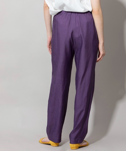 Munich（ミューニック）の「キュプラオーガニックコットンテーパードパンツ（その他パンツ・レディース・パープル/サックスブルー/グリーン/ダークグレー・S/XS/M）」の10枚目の写真