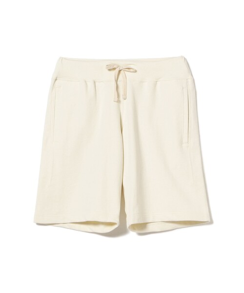 BEAMS PLUS（ビームスプラス）の「BEAMS PLUS / スウェット ショーツ（スウェットパンツ・メンズ・アッシュグレー/ブラック/ヘザーグレー/ネイビー/オレンジ/イエロー/ダークグリーン/オフホワイト/ブラウン/グリーン/カーキ/サックスブルー・L/S/XL/M）」の2枚目の写真