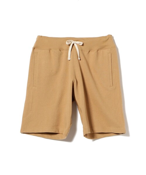 BEAMS PLUS（ビームスプラス）の「BEAMS PLUS / スウェット ショーツ（スウェットパンツ・メンズ・アッシュグレー/ブラック/ヘザーグレー/ネイビー/オレンジ/イエロー/ダークグリーン/オフホワイト/ブラウン/グリーン/カーキ/サックスブルー・L/S/XL/M）」の7枚目の写真