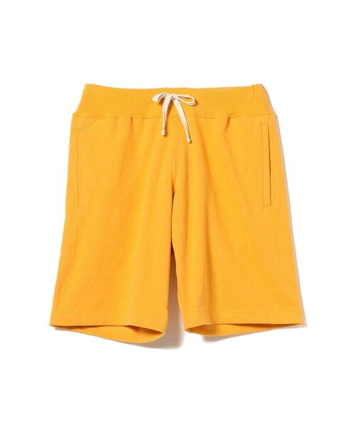 BEAMS PLUS（ビームスプラス）の「BEAMS PLUS / スウェット ショーツ（スウェットパンツ・メンズ・アッシュグレー/ブラック/ヘザーグレー/ネイビー/オレンジ/イエロー/ダークグリーン/オフホワイト/ブラウン/グリーン/カーキ/サックスブルー・L/S/XL/M）」の11枚目の写真