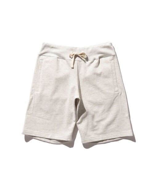 BEAMS PLUS（ビームスプラス）の「BEAMS PLUS / スウェット ショーツ（スウェットパンツ・メンズ・アッシュグレー/ブラック/ヘザーグレー/ネイビー/オレンジ/イエロー/ダークグリーン/オフホワイト/ブラウン/グリーン/カーキ/サックスブルー・L/S/XL/M）」の22枚目の写真