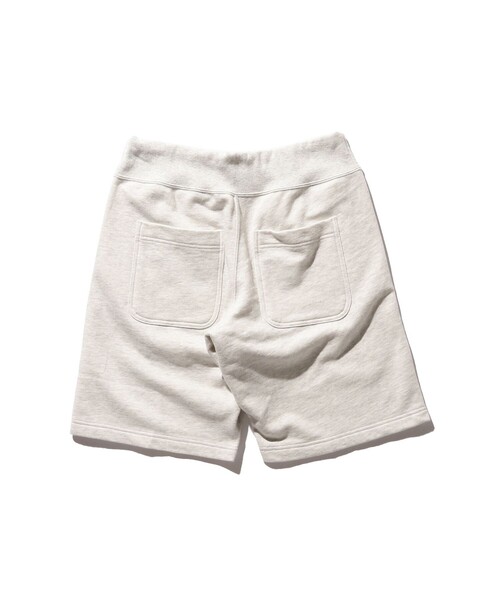 BEAMS PLUS（ビームスプラス）の「BEAMS PLUS / スウェット ショーツ（スウェットパンツ・メンズ・アッシュグレー/ブラック/ヘザーグレー/ネイビー/オレンジ/イエロー/ダークグリーン/オフホワイト/ブラウン/グリーン/カーキ/サックスブルー・L/S/XL/M）」の21枚目の写真