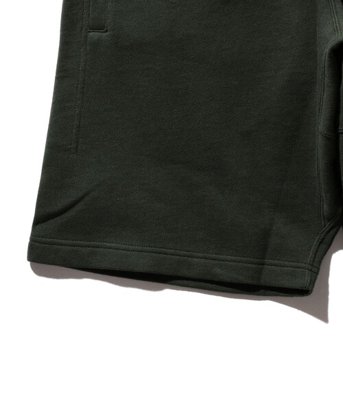 BEAMS PLUS（ビームスプラス）の「BEAMS PLUS / スウェット ショーツ（スウェットパンツ・メンズ・アッシュグレー/ブラック/ヘザーグレー/ネイビー/オレンジ/イエロー/ダークグリーン/オフホワイト/ブラウン/グリーン/カーキ/サックスブルー・L/S/XL/M）」の18枚目の写真