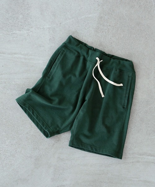 BEAMS PLUS（ビームスプラス）の「BEAMS PLUS / スウェット ショーツ（スウェットパンツ・メンズ・アッシュグレー/ブラック/ヘザーグレー/ネイビー/オレンジ/イエロー/ダークグリーン/オフホワイト/ブラウン/グリーン/カーキ/サックスブルー・L/S/XL/M）」の6枚目の写真