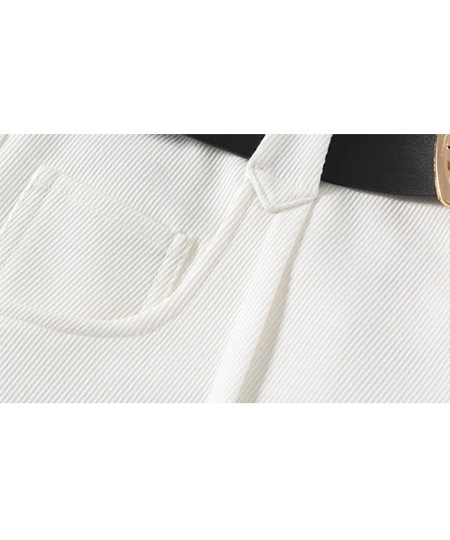 MIXSEVEN（ミックスセブン）の「ハイウェストホワイトワイドパンツ　MX22SS25 【MIX SEVEN】【2022SS】（スラックス・メンズ・ホワイト・S/M/L）」の14枚目の写真