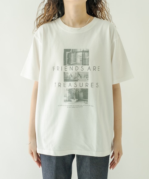 mystic（ミスティック）の「used加工フォトプリントTシャツ（Tシャツ/カットソー・レディース・オフホワイト・FREE）」の11枚目の写真