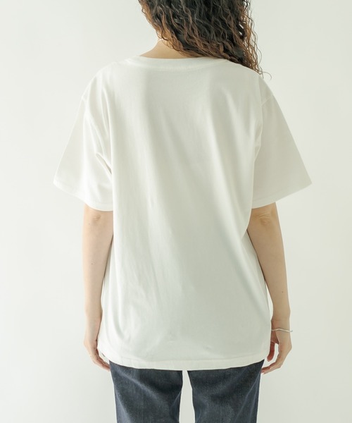 mystic（ミスティック）の「used加工フォトプリントTシャツ（Tシャツ/カットソー・レディース・オフホワイト・FREE）」の5枚目の写真
