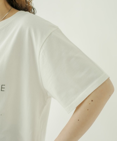 mystic（ミスティック）の「used加工フォトプリントTシャツ（Tシャツ/カットソー・レディース・オフホワイト・FREE）」の3枚目の写真