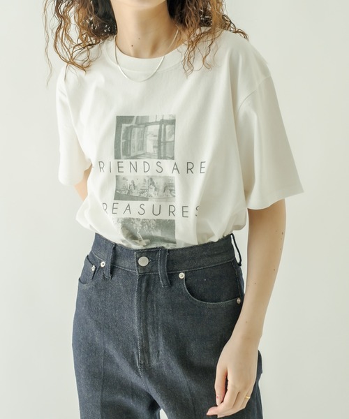 mystic（ミスティック）の「used加工フォトプリントTシャツ（Tシャツ/カットソー・レディース・オフホワイト・FREE）」の12枚目の写真