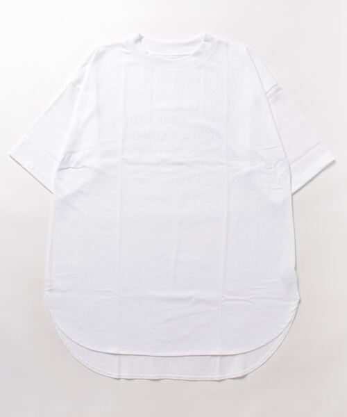 reca(レカ)の「バックプリントロゴロンTシャツ(Tシャツ/カットソー・レディース・ホワイト/チャコール/グレイッシュベージュ/ピンク/ホワイト系その他/オートミール/ホワイト系その他2/グレー系/ブラック/ベージュ系その他/グレー系その他・FREE)」の4枚目の写真