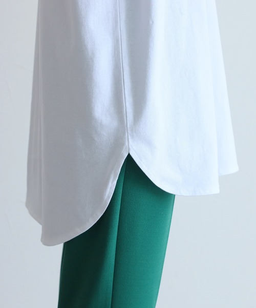 reca(レカ)の「バックプリントロゴロンTシャツ(Tシャツ/カットソー・レディース・ホワイト/チャコール/グレイッシュベージュ/ピンク/ホワイト系その他/オートミール/ホワイト系その他2/グレー系/ブラック/ベージュ系その他/グレー系その他・FREE)」の17枚目の写真