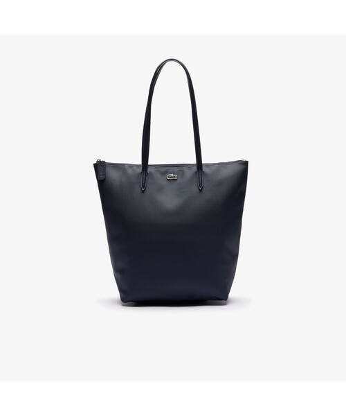 LACOSTE(ラコステ)の「L.12.12 CONCEPT バーティカルトートバッグ(トートバッグ・レディース・ブラック/ダークネイビー/ピンクベージュ/レッド/ダークグリーン・FREE)」の1枚目の写真