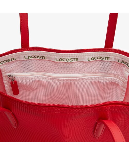 LACOSTE(ラコステ)の「L.12.12 CONCEPT バーティカルトートバッグ(トートバッグ・レディース・ブラック/ダークネイビー/ピンクベージュ/レッド/ダークグリーン・FREE)」の12枚目の写真