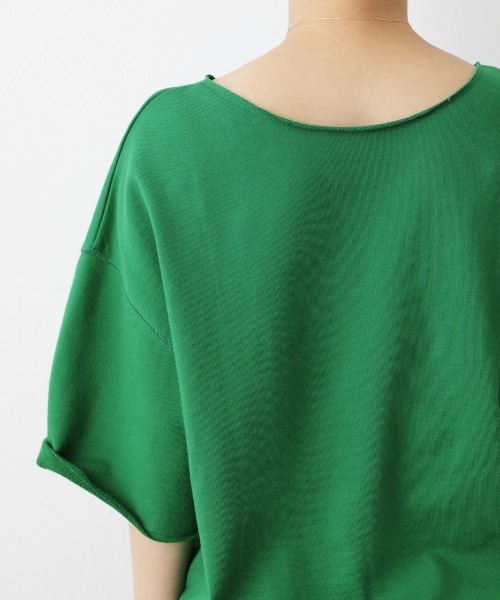 RODEO CROWNS WIDE BOWL（ロデオクラウンズワイドボウル）の「BURGERカットオフスウェットトップス（Tシャツ/カットソー・レディース・グリーン/ブラック/オフホワイト・FREE）」の12枚目の写真