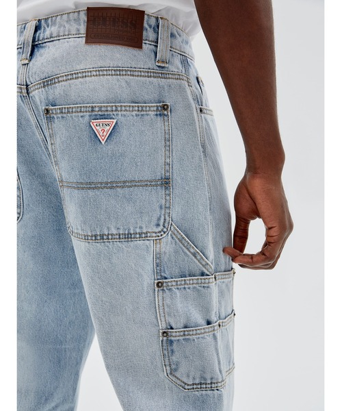 Guess(ゲス)の「GUESS Originals Kit Carpenter Denim Pants(デニムパンツ・メンズ・ライトインディゴブルー・32inch/30inch/31inch/29inch/33inch)」の4枚目の写真
