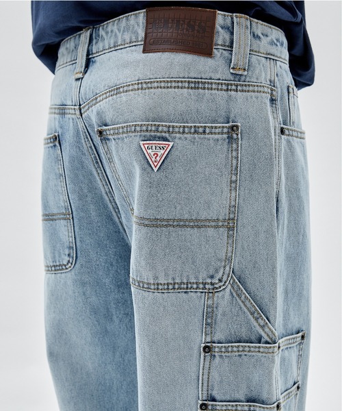 Guess(ゲス)の「GUESS Originals Kit Carpenter Denim Pants(デニムパンツ・メンズ・ライトインディゴブルー・32inch/30inch/31inch/29inch/33inch)」の13枚目の写真