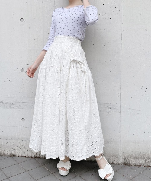 PAIN（ペイン）の「フラワーサーマルトップス（Tシャツ/カットソー・レディース・アイボリー/ブラック/ブルー・FREE）」の21枚目の写真