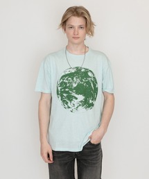 LEVI'S(R) VINTAGE CLOTHING グラフィックTシャツ PLANET EARTH BLUE GREEN