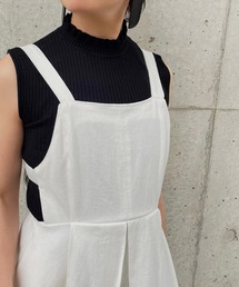 Ezick | ノースリリブプルオーバー(ニット/セーター)