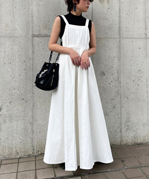 Ezick（エジック）の「ノースリリブプルオーバー（ニット/セーター・レディース・モカ/ブラック/ミント・FREE）」の10枚目の写真