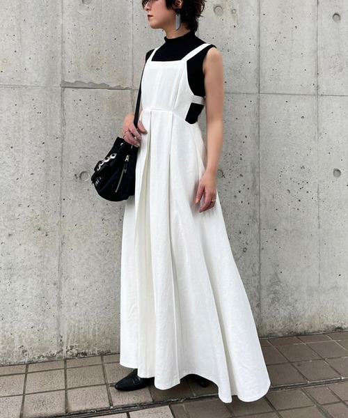 Ezick（エジック）の「ノースリリブプルオーバー（ニット/セーター・レディース・モカ/ブラック/ミント・FREE）」の11枚目の写真