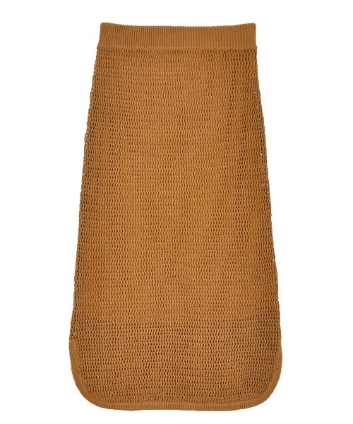 OUTERSUNSET（アウターサンセット）の「mesh knitting skirt（スカート・レディース・マスタード/ベージュ・FREE）」の8枚目の写真