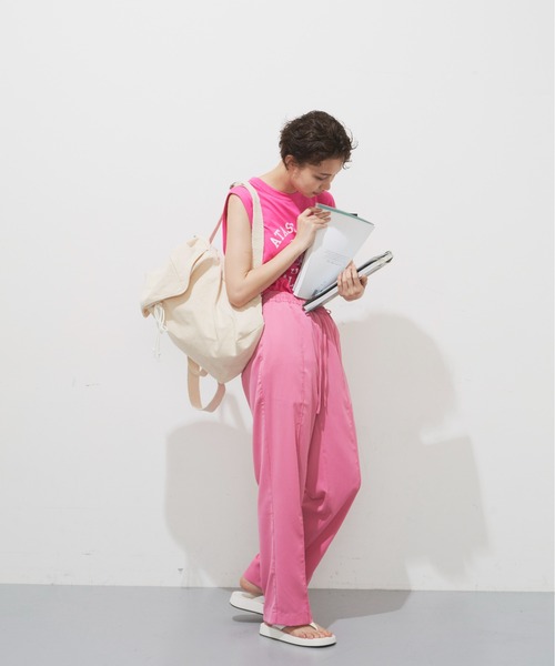 Auntie Rosa Holiday（アンティローザホリデー）の「キャンバスリュック（バックパック/リュック・レディース・ホワイト/ブラック・FREE）」の4枚目の写真