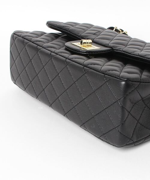 MAISON BREEZE（メゾンブリーズ）の「【MAISON BREEZE】キルティングダブルショルダーバッグKNF（ショルダーバッグ・レディース・ピンク/ホワイト/ブラック系その他2/ブラック系1・FREE）」の6枚目の写真