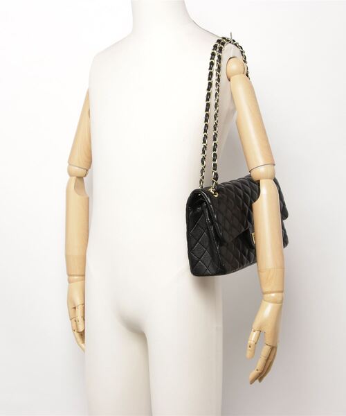 MAISON BREEZE（メゾンブリーズ）の「【MAISON BREEZE】キルティングダブルショルダーバッグKNF（ショルダーバッグ・レディース・ピンク/ホワイト/ブラック系その他2/ブラック系1・FREE）」の8枚目の写真