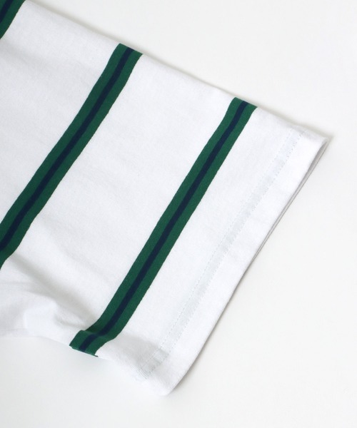 U.S. POLO ASSN.(ユーエスポロアッスン)の「U.S. POLO ASSN. ワンポイントロゴ刺繍 マルチボーダーラガーシャツ/ポロシャツ メンズ レディース(ポロシャツ・メンズ・ホワイト/ブラック/ネイビー/グリーン・LL/M/L)」の18枚目の写真