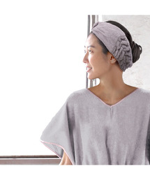 【お風呂上りをもっと快適に】Cotton100％スフレfineタオル ヘアバンド