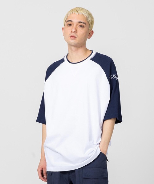 XLARGE（エクストララージ）の「THERMAL RAGLAN TEE（Tシャツ/カットソー・メンズ・ブラック/レッド/ネイビー・S/M/L/XL）」の3枚目の写真