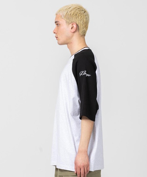 XLARGE（エクストララージ）の「THERMAL RAGLAN TEE（Tシャツ/カットソー・メンズ・ブラック/レッド/ネイビー・S/M/L/XL）」の6枚目の写真