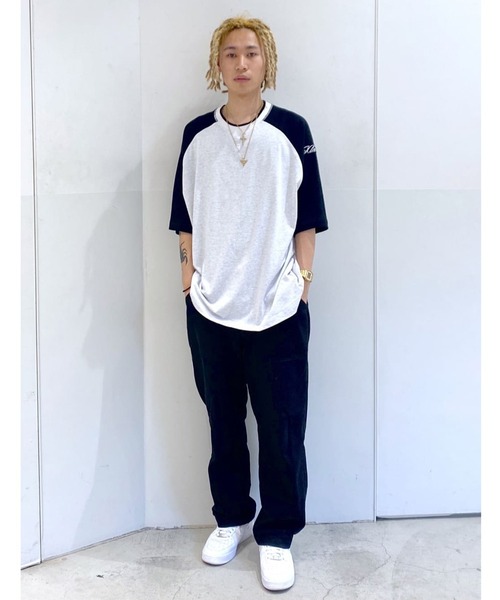 XLARGE（エクストララージ）の「THERMAL RAGLAN TEE（Tシャツ/カットソー・メンズ・ブラック/レッド/ネイビー・S/M/L/XL）」の14枚目の写真