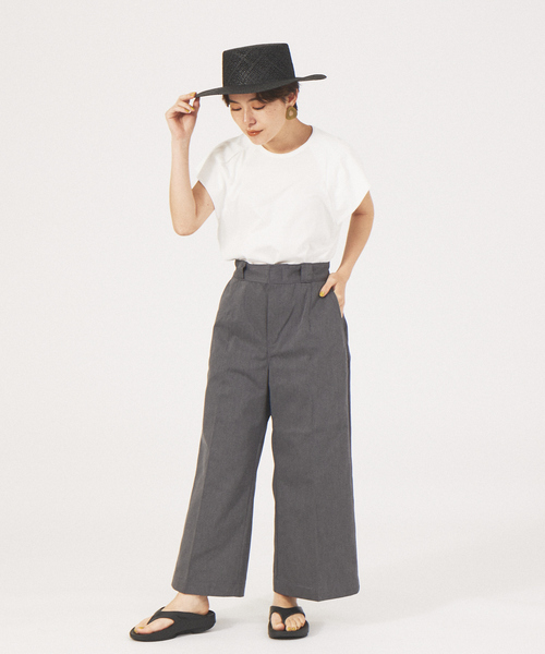 Abahouse Devinette（ドゥヴィネット）の「【RUBEN】ペーパーカンカンハット（ハット・レディース・ベージュ/ブラック・フリー）」の19枚目の写真