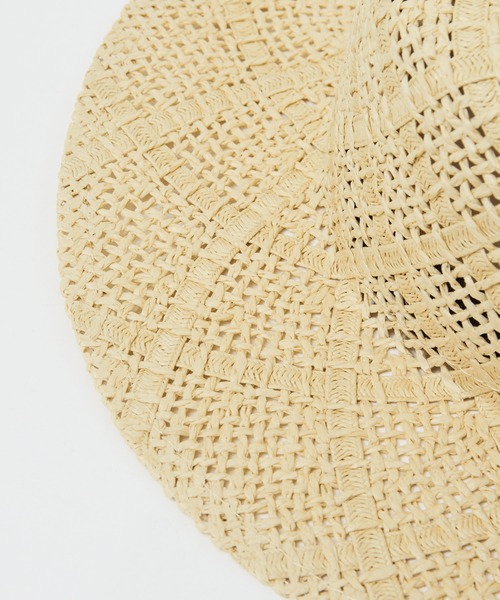 Abahouse Devinette（ドゥヴィネット）の「【RUBEN】ペーパーカンカンハット（ハット・レディース・ベージュ/ブラック・フリー）」の11枚目の写真