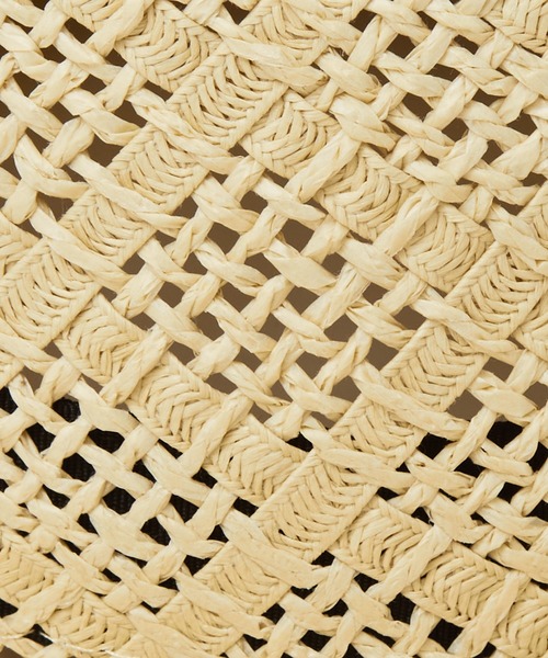 Abahouse Devinette（ドゥヴィネット）の「【RUBEN】ペーパーカンカンハット（ハット・レディース・ベージュ/ブラック・フリー）」の13枚目の写真