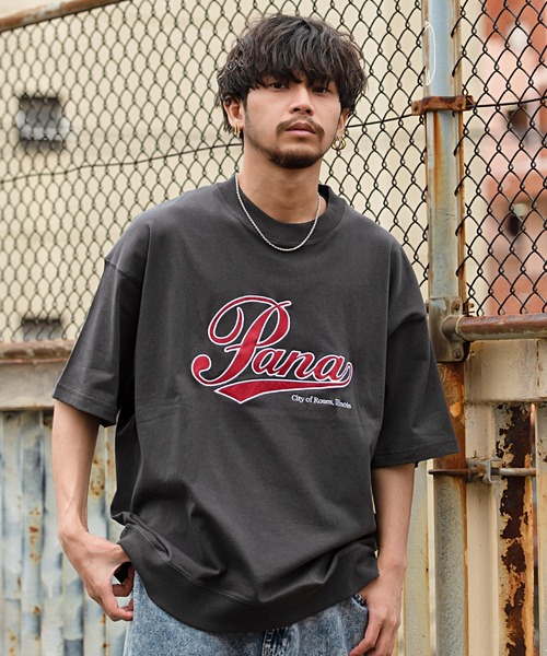 SILVER BULLET(シルバーバレット)の「『CavariA/キャバリア』USAコットンクルーネックアップリケ刺繍半袖Tシャツ(Tシャツ/カットソー・メンズ・ホワイト系1/ホワイト系2/ブラック系2/ベージュ系1/グリーン系2/ブルー系1・M/L)」の20枚目の写真
