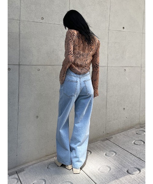 ENVYM（アンビー）の「フロントリボンＢＬ（シャツ/ブラウス・レディース・ブラウン/グレー・FREE）」の17枚目の写真