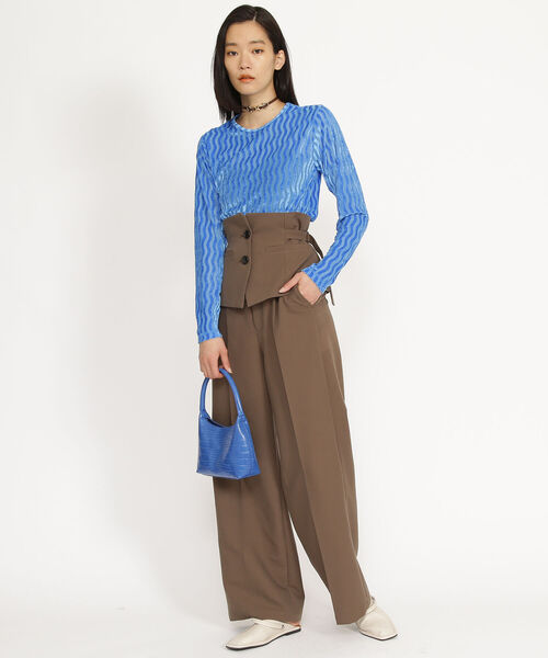 Ray BEAMS(レイビームス)の「Ray BEAMS / ステッチ バブーシュ(サンダル・レディース・オフホワイト/ブラック・24.5cm/23.5cm/25.0cm/23.0cm/24.0cm)」の4枚目の写真