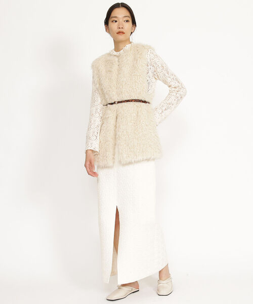 Ray BEAMS(レイビームス)の「Ray BEAMS / ステッチ バブーシュ(サンダル・レディース・オフホワイト/ブラック・24.5cm/23.5cm/25.0cm/23.0cm/24.0cm)」の5枚目の写真