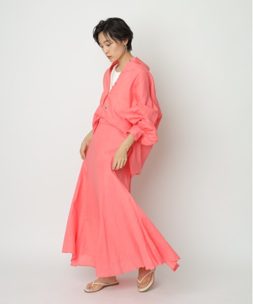 CADUNE（カデュネ）の「麻混スカート（スカート）」 - WEAR
