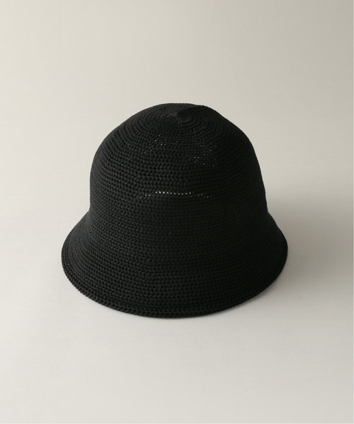 417 EDIFICE(フォーワンセブンエディフィス)の「【RACAL / ラカル】別注 CROCHET STYLE KNIT ハット(ハット・メンズ・ブラック/ベージュ・FREE)」の2枚目の写真