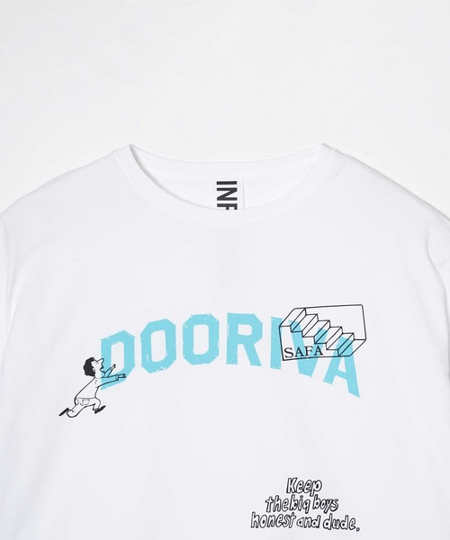 Influence(インフルエンス)の「INFLUENCE INFLUENCE DOORIVA Tee Designed by LEEGET (IN-16225)(Tシャツ/カットソー・メンズ・ホワイト・MEDIUM/LARGE/X-LARGE)」の3枚目の写真
