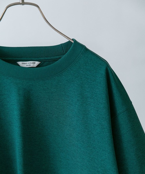 as\"on asonリーフボタンT 黒　トップス Tシャツ　新品未使用 セール】Quick dry ボックスショートスリーブTシャツ（Tシャツ