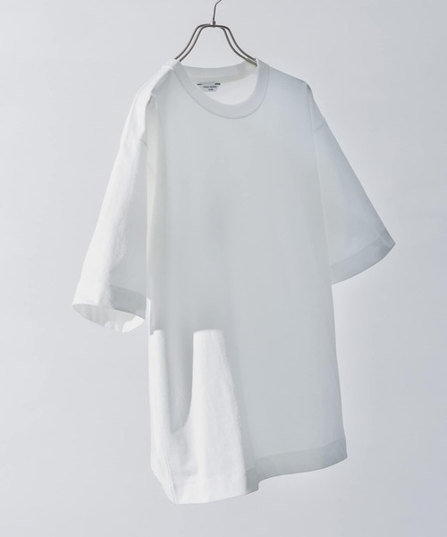 URBAN RESEARCH DOORS(アーバンリサーチドアーズ)の「Quick dry ボックスショートスリーブTシャツ(Tシャツ/カットソー・メンズ・ホワイト/ブラック/ネイビー/グリーン/グレー系その他・MEDIUM/LARGE)」の2枚目の写真